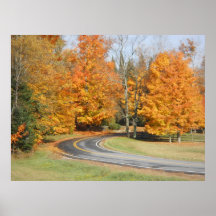 John Brown Farm Historic Adirondack Autumn Grave Poster
