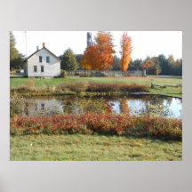 John Brown Farm Historic Adirondack Autumn Grave Posters