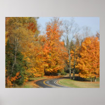 John Brown Farm Historic Adirondack Autumn Grave Poster