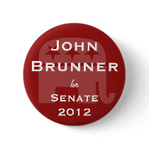John Brunner for Senate Republican Button
