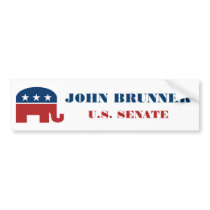 John Brunner for U.S. Senate Bumper Sticker