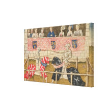 John Chalon of England and Lois de Beul of France Canvas Print