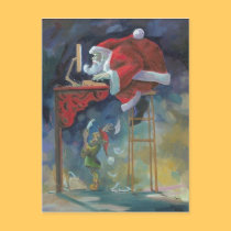 John Cherry art postcard (Christmas) by cheerycherry John Cherry art postcard (Christmas)