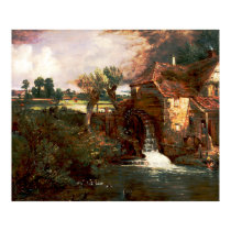 John Constable - Parham Mill (Modified) posters