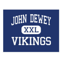 John Dewey Vikings Middle Denver Colorado Post Card