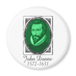 John Donne Refrigerator Magnet