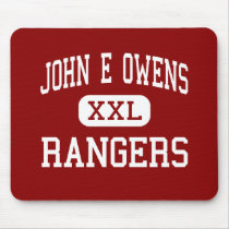 John E Owens - Rangers - High - Reading Michigan mousepads by customteamsportswear John E Owens - Rangers - High - Reading Michigan mousepads