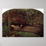 John Everett Millais - Ophelia Poster