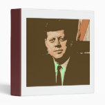 John F Kennedy 3 Ring Binders
