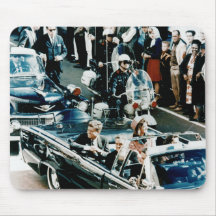 John F Kennedy and Jackie in the Motorcade Dallas Mouse Pad