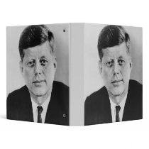 John F Kennedy Vinyl Binders
