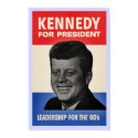 John F Kennedy half tone poster posters