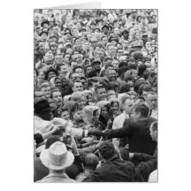 John F Kennedy JFK Fort Worth Rally '63 Greeting Card