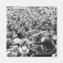 John F Kennedy JFK Fort Worth Rally '63 Refrigerator Magnets