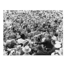 John F Kennedy JFK Fort Worth Rally '63 Post Card
