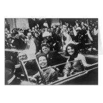John F. Kennedy Motorcade Dallas Texas Nov 22 1963 Greeting Card
