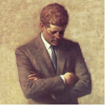 John F Kennedy Official Portrait Photo Cut Out