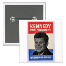 John F Kennedy Pinback Button