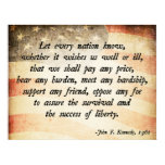 John. F Kennedy Quote posters