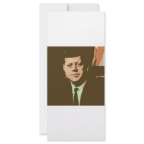 John F Kennedy Custom Rack Card