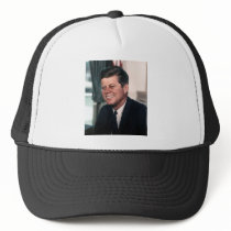 John F. Kennedy White House Color Portrait Mesh Hat