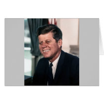 John F. Kennedy, White House Photo Portrait Greeting Cards