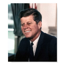 John F. Kennedy Whitehouse Portrait posters