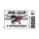 John Gaar Flaming Skull Stamps
