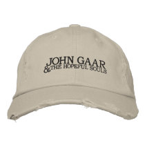 JOHN GAAR, &, THE HOPEFUL SOULS embroidered hats by johngaar JOHN GAAR, &, THE HOPEFUL SOULS embroidered hats