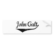 John Galt bumpersticker