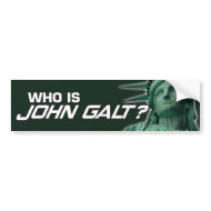 John Galt Bumpersticker bumpersticker
