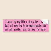 John Galt Oath bumper sticker