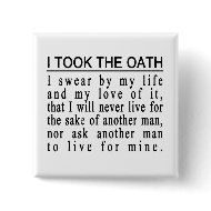 John Galt Oath button button