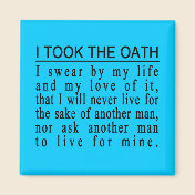 John Galt Oath magnet
