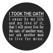John Galt Oath stickers