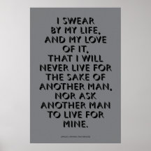 John Galt's Pledge Posters
