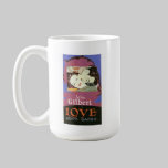 John Gilbert & Greta Garbo in "Love" mugs