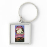 John Gilbert in LOVE with Greta Garbo Keychains