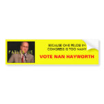 John Hall Failure Bumper Stickers