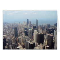 John Hancock Center And Trump Tower Chicago Greeting Card