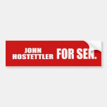 JOHN HOSTETTLER FOR SENATE BUMPER STICKER