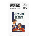 John Is Not Dull 1937 WPA postage