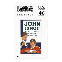 John Is Not Dull 1937 WPA Postage Stamps