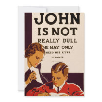 John is not really dull personalized invite