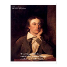 John Keats "Blossom" Quote Gifts Tees & Cards Postcards