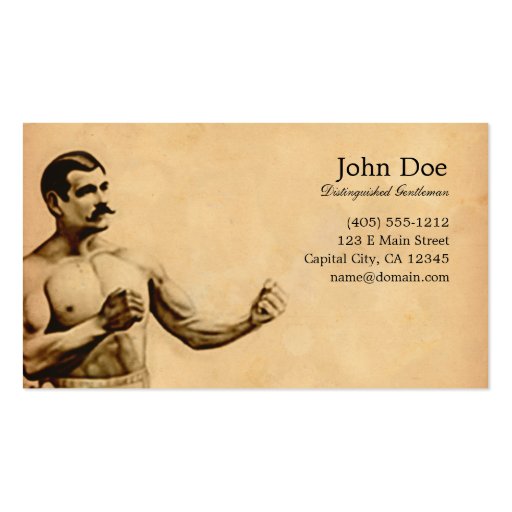 John L. Sullivan Business Card (front side)