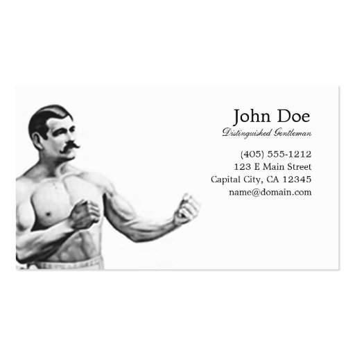 John L. Sullivan Business Card (front side)