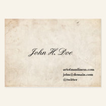 John L. Sullivan Calling Card business cards