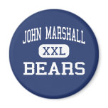John Marshall - Bears - High - Oklahoma City Fridge Magnet