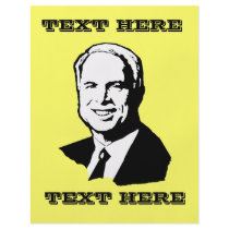 John McCain 2 flyers by Politicaltshirts John McCain 2 flyers